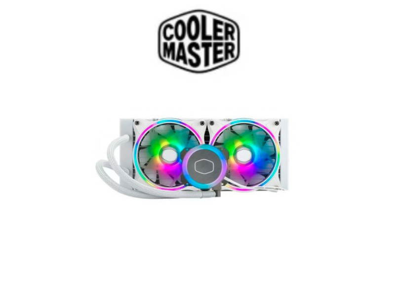 SISTEMA DE ENFRIAMIENTO LIQUIDO COOLER MASTER MASTERLIQUID ML240 ILLUSION WHITE ARGB (MLX-D24M-A18PW-R1)